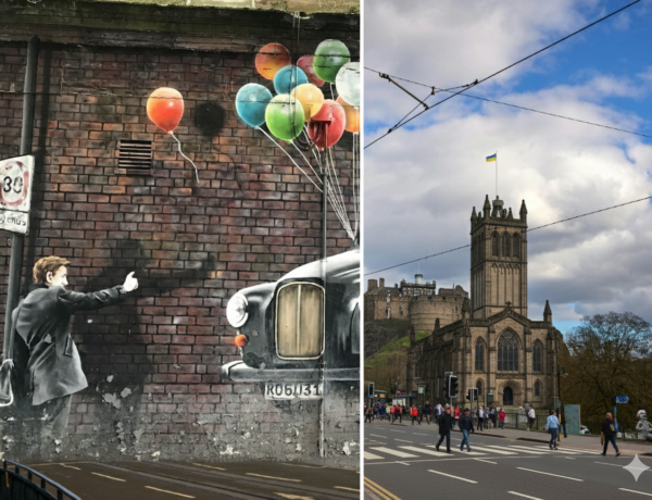 Edimburgo ou Glasgow: Qual Cidade Escolher na Sua Viagem à Escócia? - Imagem de Catherine ALARD por Pixabay e Valentine Kulikov no Pexels